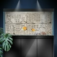 thumbnail image 3 of Aquarium Background Stickers  - Egypt Relief Pharaoh Self-Adhesive Fish Tank Reptile Terrarium Decor Poster, 3 of 6