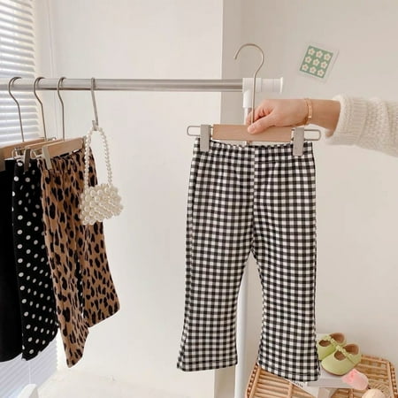 

Girl Flare Leggings High Waisted Yoga Pants Bootcut Dance Casual Pants Activewear Kids Bell Bottoms 2-4Y