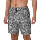 thumbnail image 1 of Balery Black Leopard Bañador para hombre, shorts de playa de secado rápido con entrepierna y forro de compresión-Large, 1 of 6