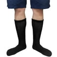 thumbnail image 5 of Falari Unisex Diabetic Crew Socks Physicians Approved & Doctor Recommended Socks for Circulatory Problems, Diabetes, Edema (Black,10-13,12PK), 5 of 6