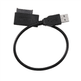 thumbnail image 2 of 4X USB 2.0 to Mini Sata II 7+6 13Pin Adapter Converter Cable for Laptop CD/DVD ROM Slimline Drive, 2 of 8
