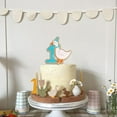thumbnail image 2 of Cake Topper Raoformi One Silly Goose Blue, número 1, cumpleaños, 2 of 7