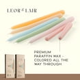 thumbnail image 3 of Leor & Lair Pastel Taper Candles - 6 Pack - for Easter & Spring Dinner, 6 Hour Burn, 3 of 4