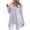 Purple, variant on Up to 50% off Women's Ladies' Fashion Flared Cuffed Casual Solid Long Sleeve V-Neck Blouse/Shirt Tops