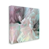 Pink Floral Petal Study Blush Tone Flowers Botanical & Floral Gallery-Wrapped Canvas Print Wall Art, 17x17