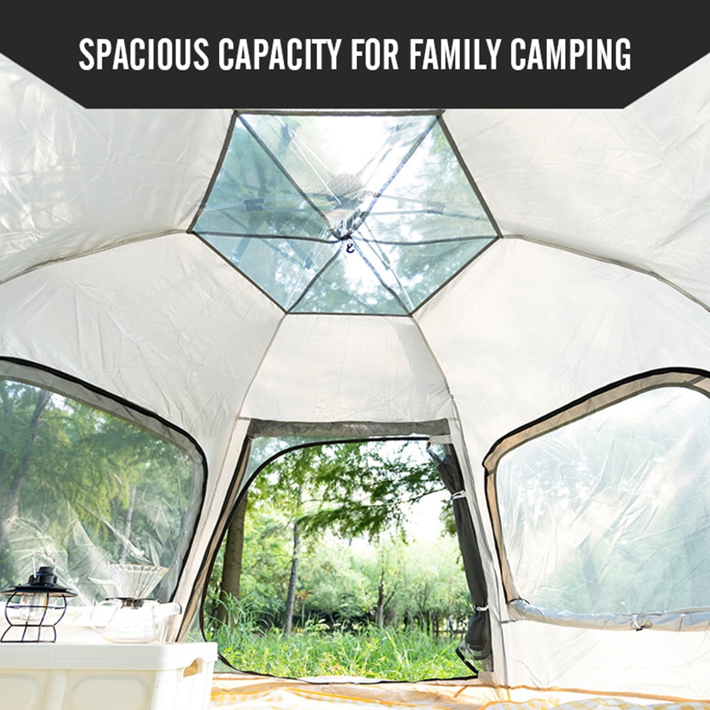 Instant Pop Up Tent Portable Waterproof Automatic Tent Family Camping Tent Cabin for Camping Hiking Mountaineering