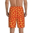 thumbnail image 3 of Gaeub A Big Hot Dog Printed Men's Short Pajama Pants, Lightweight Lounge & Sleep Bottoms Keep You Cool - Medium, 3 of 9