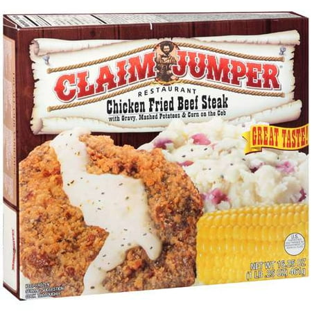 Claim Jumper: Chicken Fried Beef Steak Frozen Dinner, 16.25 oz