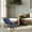 Dark Blue, variant on HOARBOEG Thickened Recliner Chair Cushions, Rocking Seat Cushion Indoor, Patio Chaise Lounger Cushion, Rocking Chair Sofa Pad, Thick Padded Swing Bench Cushion, 43.3*19.6in