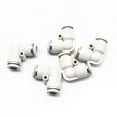 thumbnail image 3 of Blanco L con forma de codo 4mm a 16mm SOBREDOSIS Tubo de manguera One Touch Push In Air Pneumatic Fitting Accesorios de conector rápido Gas de plástico, 3 of 5