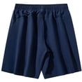 thumbnail image 5 of Trgacdwlo Men's Shorts Quick Dry Elastic Waist Drawstring Workout Shorts Men Wide Leg Summer Gym Gym Shorts for Men with Pocket Blue XL, 5 of 8