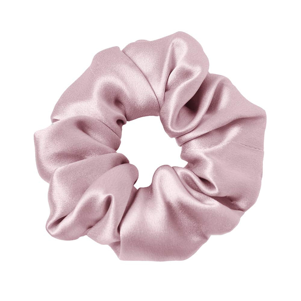 Mini or Large Hair Tie Elegant Comfortable Accessory 100/% Soft Silk Ivory Scrunchie Everydaywear Casual Neutral Tones