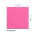 thumbnail image 2 of Unique Bargains 25 Sheets 8x8 Inch Origami Paper Double Sided Fluorescent Pink Square Sheet for Art Craft Project, Beginners, 2 of 5