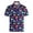 A-Light Purple618, variant on XIAOCHA Colorful Dinosaur Print Polo Shirt For Men Short Sleeve Collared Golf Top