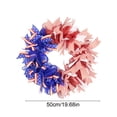 thumbnail image 3 of GFHFHITJ Patriotic Wreath for Front Door, Artificial Red White Blue Wreath Decorations, Summer Hanging Wreath for Memorial Day July 4th Home Decor, 3 of 6