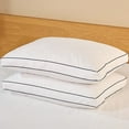 thumbnail image 6 of Peace Nest White Feather & Down Gusset Standard/Queen Pillow - Set of Two, 6 of 7