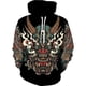 thumbnail image 4 of Sudadera con capucha con estampado gráfico de máscara fantasma para hombre, sudadera con estampado 3D de samurái japonés, sudadera informal, sudaderas holgadas, camisetas de manga larga, 4 of 5