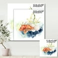 thumbnail image 4 of Designart ' Kelp and Lionfish With Coral Reef and Laminaria ' Nautical & Coastal Canvas Wall Art Print, 4 of 4