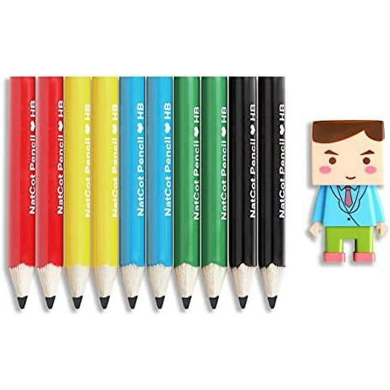  Short Fat Colored Pencils for Kids - 10 Triangle