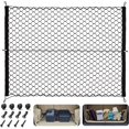 thumbnail image 1 of LinenLoon Cargo Net for SUV, 2in1 35.4x25.0 Inch 2022 Upgraded Car Rear Heavy Duty Cargo Net Stretchable Foldable, Adjustable Elastic Pickup Truck Bed Storage Net with Hooks, 1 of 5