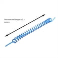 thumbnail image 2 of 4 Resortes Helicoidales de Buceo con Anilla para Cámara, Ideal para Linterna Subacuática., 2 of 8