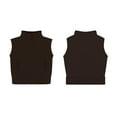 thumbnail image 3 of Creative Knitwear Kids Unisex Full Zip Polar Fleece Vest, Brown, Sizes 12M - Size 6, 3 of 7