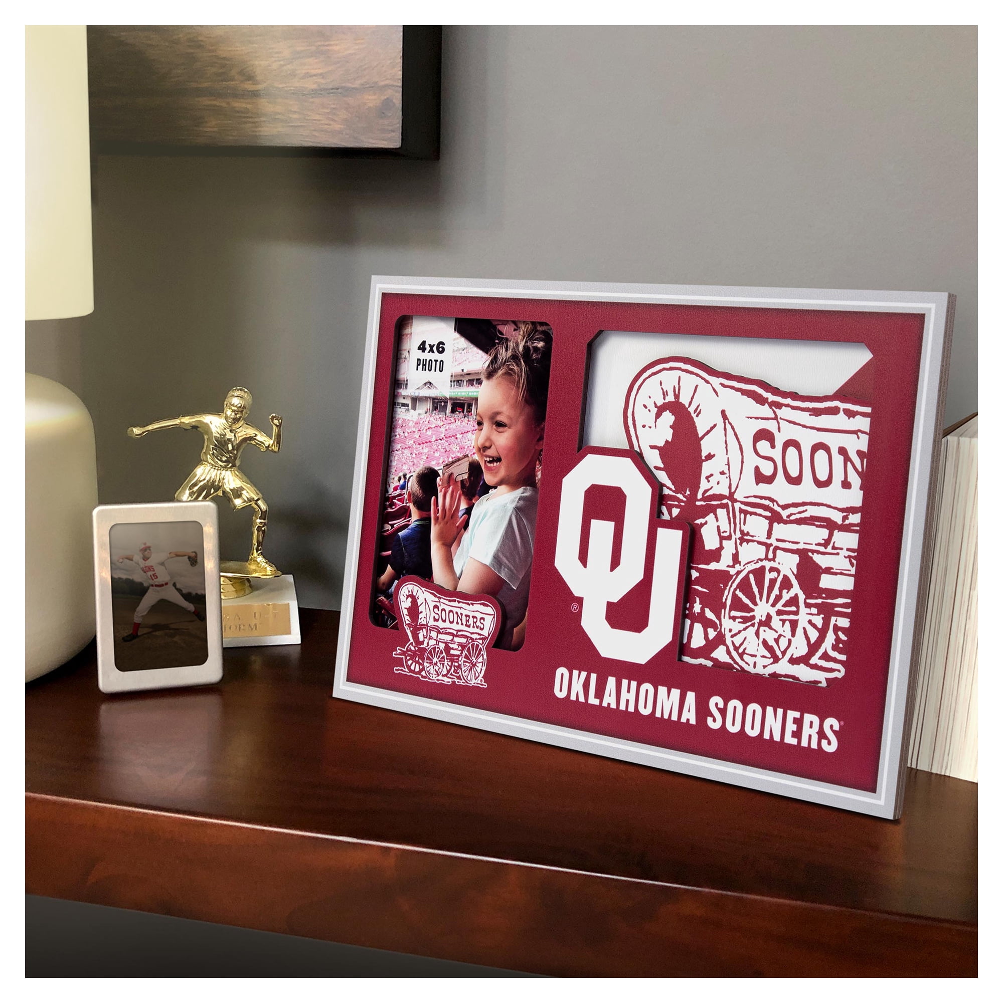 IDNA Oklahoma Sooners 3D Logo Series Picture Frame