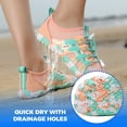 thumbnail image 4 of AUXDIQ Water Shoes Women Men Quick Dry Aqua Shoes Barefoot Beach Swim Shoes, Orange, 6 US, 4 of 6