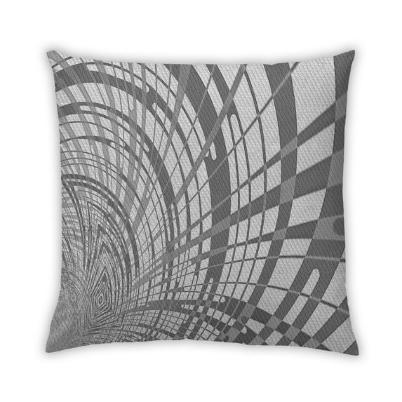 Ahgly Company Outdoor Square Contemporary Throw Pillow, 18 inch by 18 inch