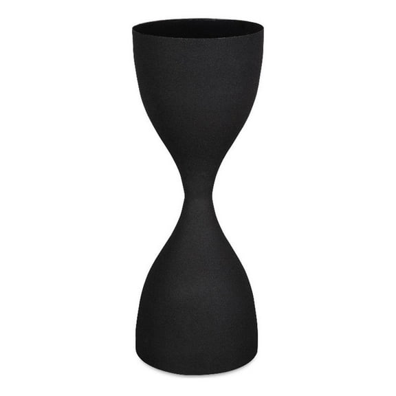 Bowery Hill Contemporary 24.25"H x 9"W x 9"D Accent Iron Table in Black