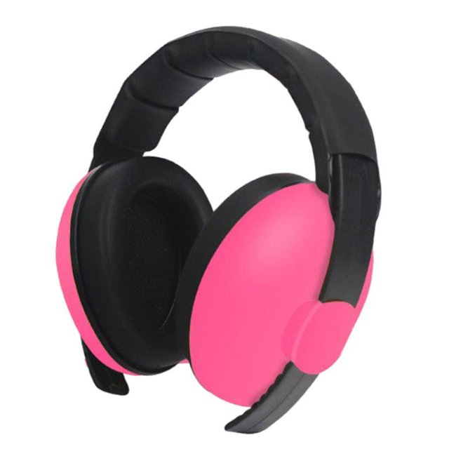 ziyahi Protège-Oreilles pour Bébés et Enfants, Cache-Oreilles, Protège-Oreilles pour Enfants, Protection Anti-Bruit pour Enfants, Cache-Oreilles, Cache-Oreilles, rose Rouge
