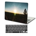 thumbnail image 4 of KSK KAISHEK Only Compatible Newest MacBook Air 13 inch Case 2022/2021/2020/2019/2018 Rel. Model A1932/A2179/A2337 m1, Plastic Hard Shell Case + Black Keyboard Cover, Blue series A 0326, 4 of 5