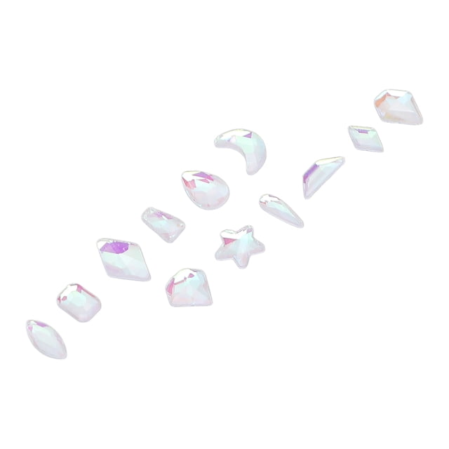 Decoración de diamantes de imitación de uñas, gemas de uñas exquisitas multipósito para para uñas para el salón de uñas