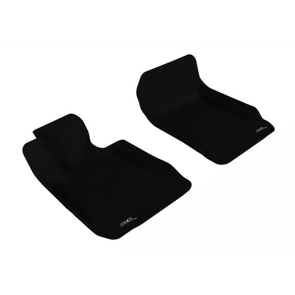 3D MAXpider Custom Fit Kagu Floor Mat (Black) Compatible with Bmw 3 Series Sedan (E90) Rwd 2006-2011 / Coupe (E92) Rwd 2007-2013 - R1