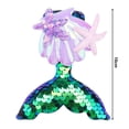 thumbnail image 6 of Eoperou Girl Hair Clip Shine Sequins Mermaid Tail Hairpin with Cute Seashell Hair Accessories Girl Hairpin Mermaid Theme Metal Styling Clip Jewelry, 6 of 8