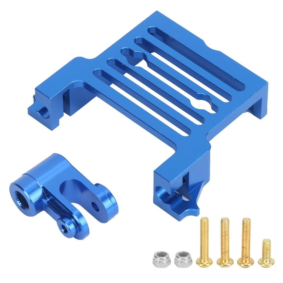 MAYUJIAA Aluminium Alloy Steering Gear Arm and Steering Gear Base Set for Traxxas X Maxx RC CarBlue HW313-47055