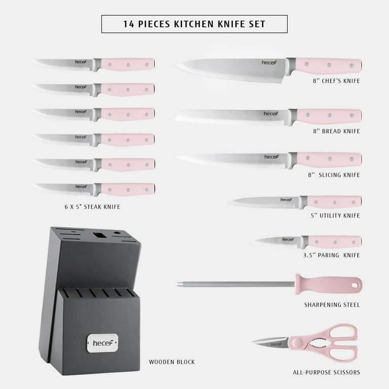 Buy 3 Pink Sharper Image Knife Set 3 Knives Included by Sharper Online in  India 