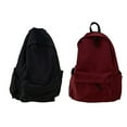 thumbnail image 5 of Tnobhg Travel Camping Backpack Students Schoolbag Large Capacity Waterproof Scratch-resistant Solid Color Double Straps Water Bottle Pockets Schoolbag, 5 of 8