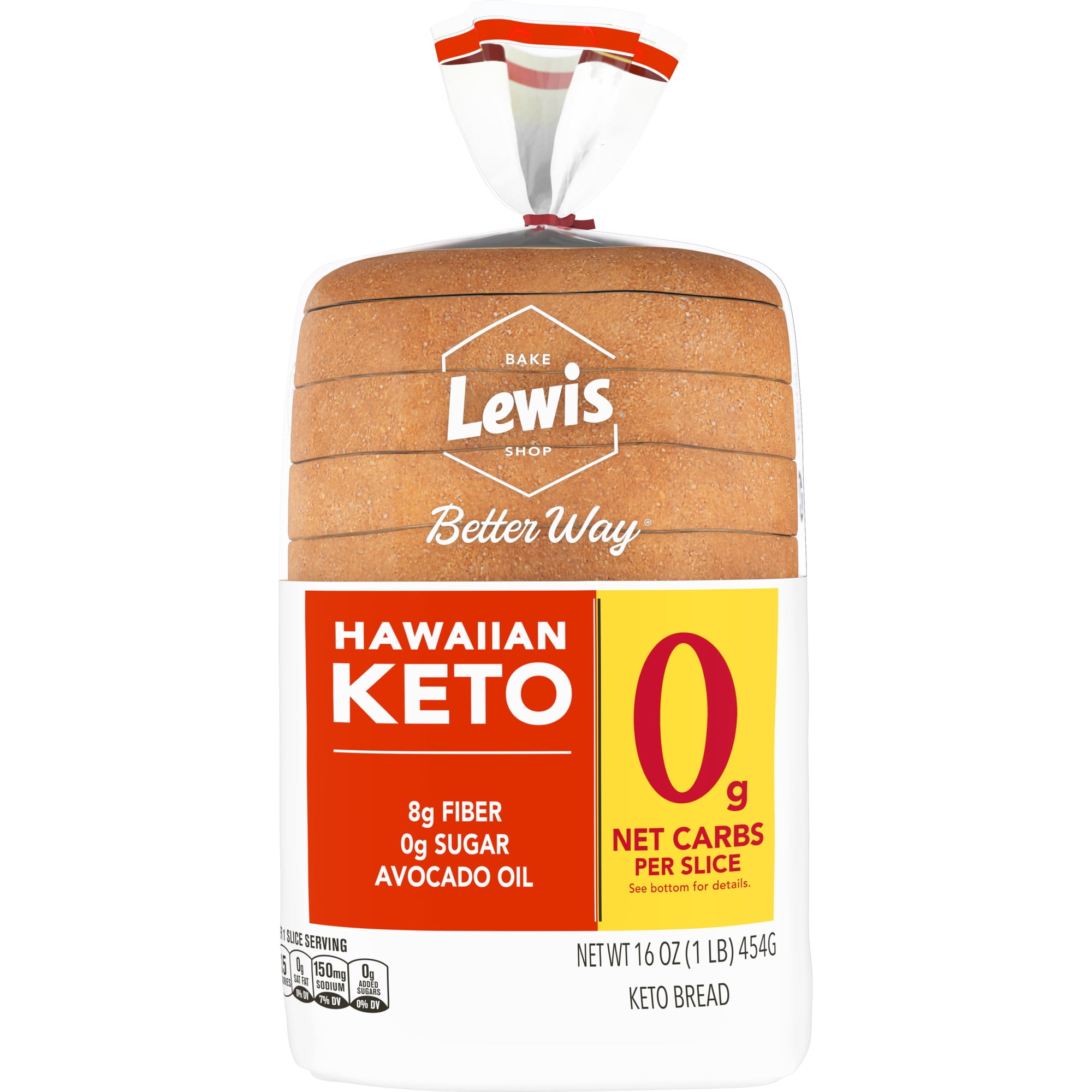 Lewis Bake Shop Better Way Hawaiian Keto Bread, 16 oz