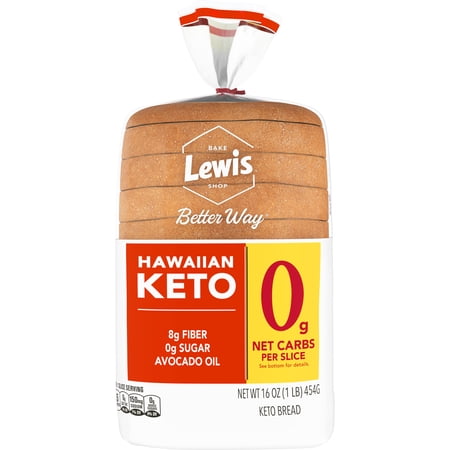 Lewis Bake Shop Better Way Hawaiian Keto Bread, 16 oz