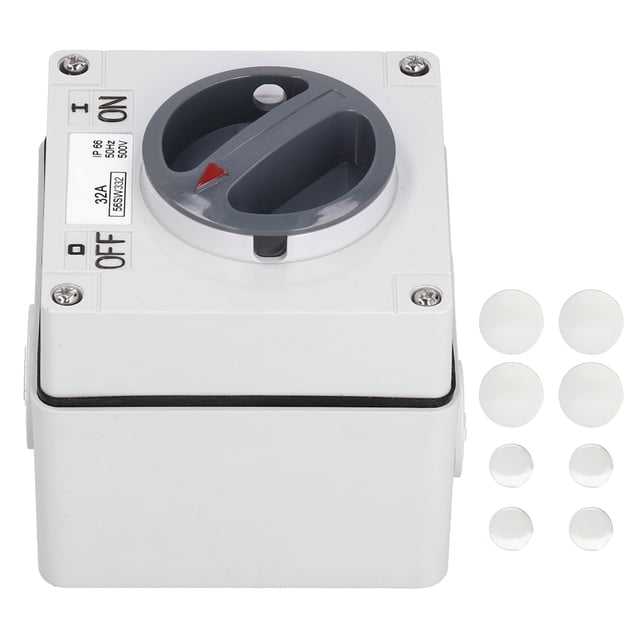 Toma de interruptor A prueba de agua para exteriores Jadeshay Componentes de control industrial IP66