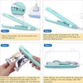 thumbnail image 4 of Jinsinto Mini Bag Sealer Heat Seal Kitchen Gadgets, Foil Bag, Mylar Bags, Color Street Nails Strips with Storage Case -Mint, 4 of 5