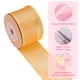 thumbnail image 3 of Cinta de Organza con Alambre Uxcell, 1-1/2 Pulgadas x 10 Yardas, Cinta Metálica Naranja para Manualidades y Decoraciones, 3 of 7