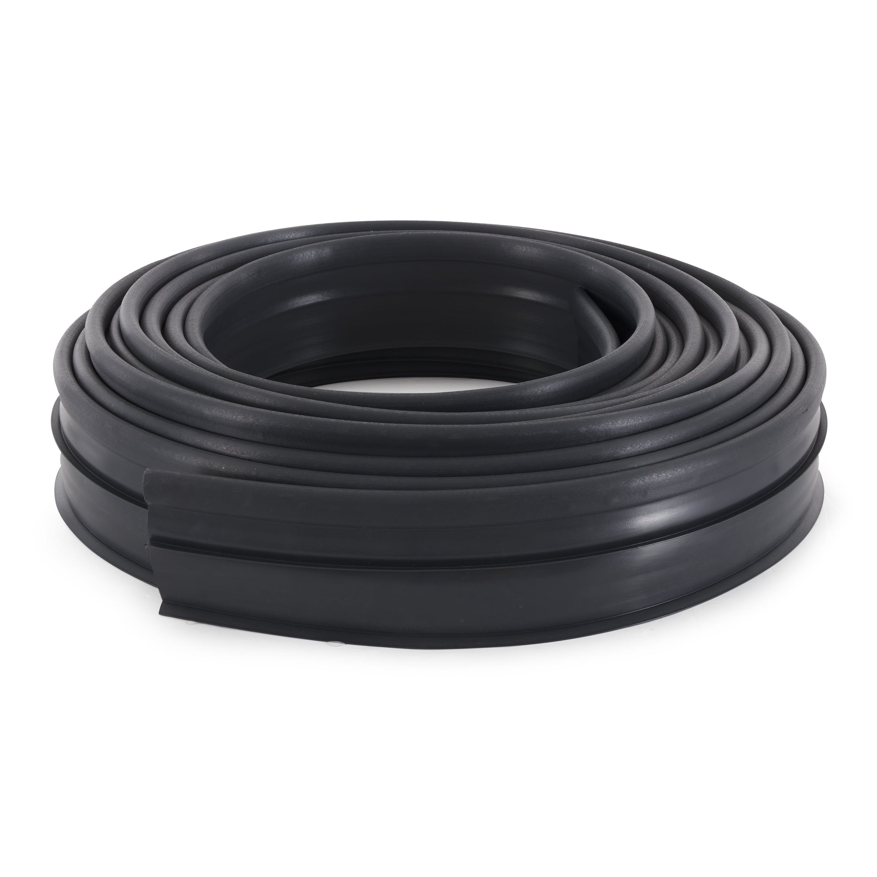Suncast 60' Coil Resin Professional Landscape Edging Roll for Lawn and Garden, Black (8 Pack)