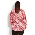 thumbnail image 2 of Avenue Women's Plus Size Tie Dye Print Top, 2 of 2