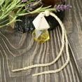 thumbnail image 2 of DOLITY Mini Glass Hanging Empty Car Perfume Bottle Refillable Essential Oil Fragrance Yellow, 2 of 9