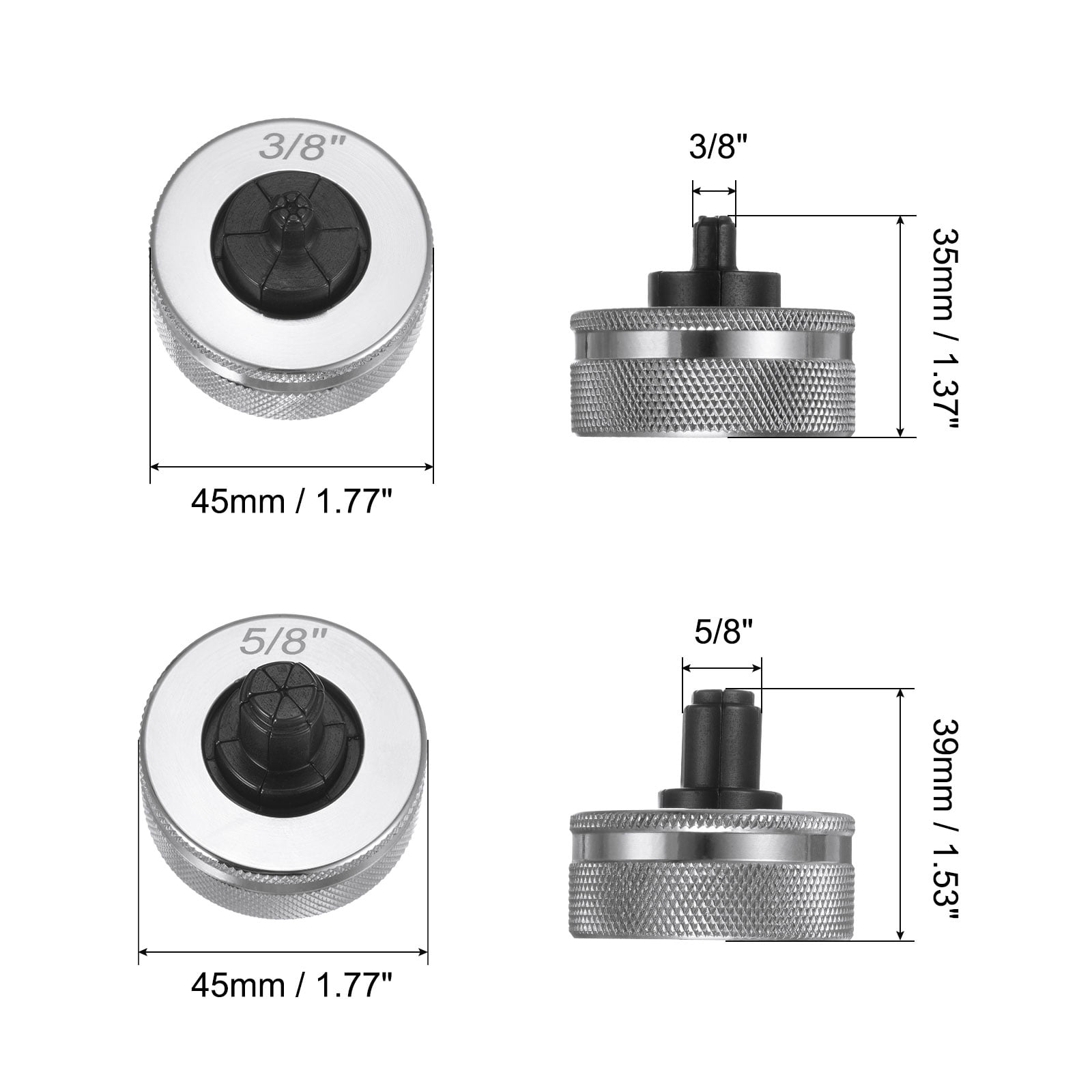 Uxcell Swage Expander Head 3/8", 5/8" for HVAC Hydraulic Tube Expander Tool
