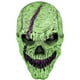 thumbnail image 1 of Máscara De Craneo Calavera Neon Skull Fangs Green Monster Ghoulish Productions, 1 of 9