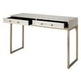 thumbnail image 5 of Alden Décor Brayden Faux Shagreen Console, Cream, 5 of 5