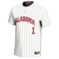 thumbnail image 2 of Youth GameDay Greats #1 White Alabama Crimson Tide Lightweight Softball Fashion Jersey, 2 of 4